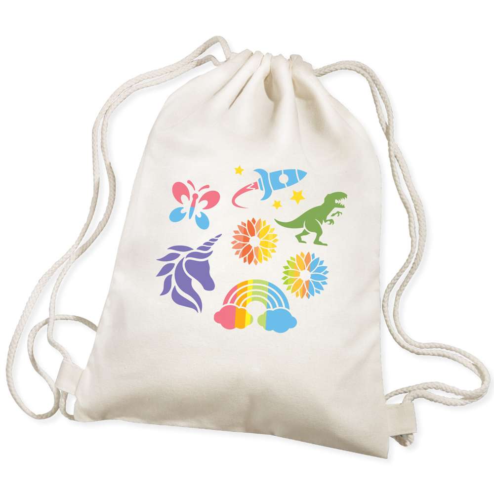 KidzMaker - Stencil Backpack Printing