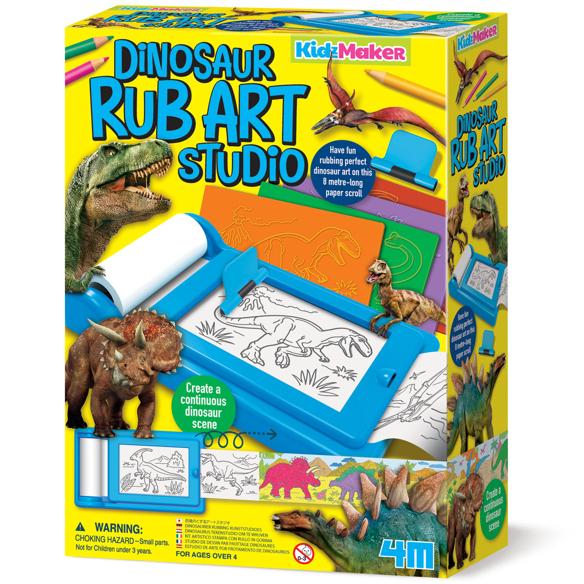 KidzMaker - Dinosaur Rub Art Studio