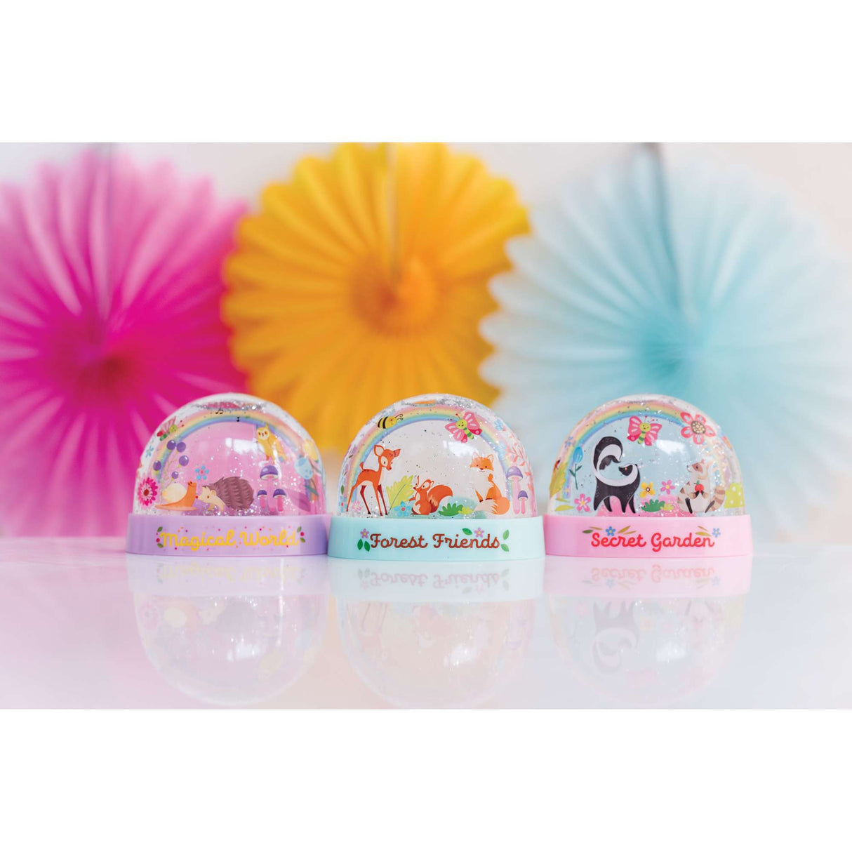 KidzMaker - Glitter Rainbow Snow Domes