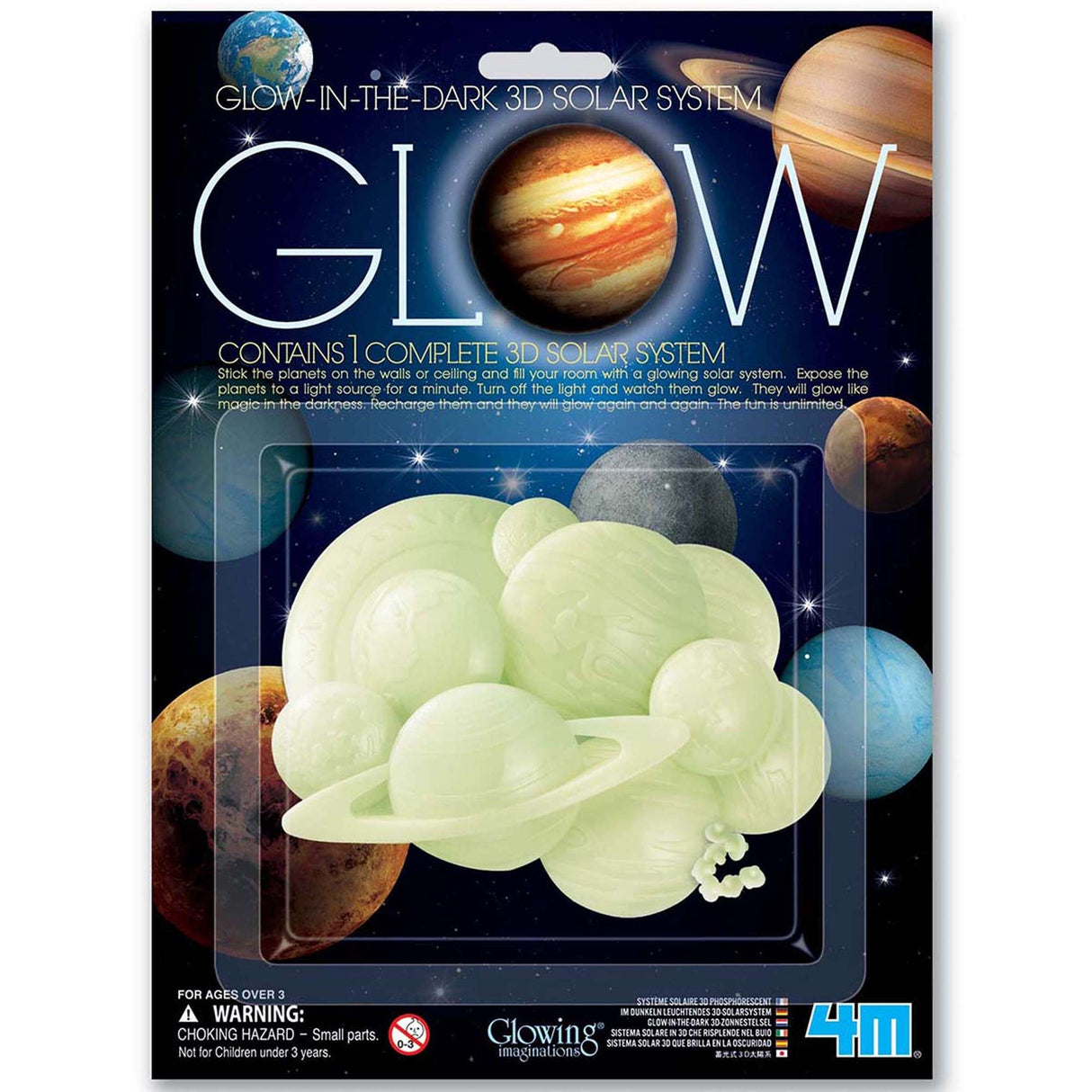 Glow-In-The-Dark 3D Solar System