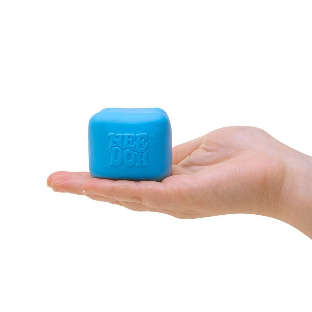 NeeDoh Color Change Cube Classic Groovy Squishy Stress Relief Fidget Toy
