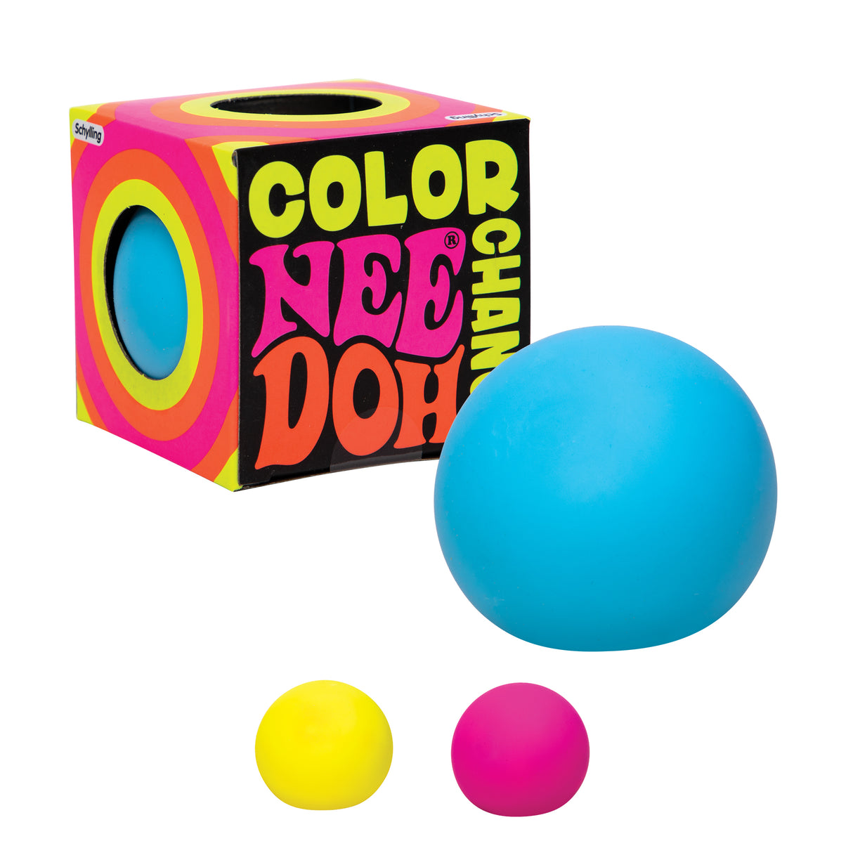 NeeDoh Color Changing Classic Groovy Glob Round Squishy Stress Ball