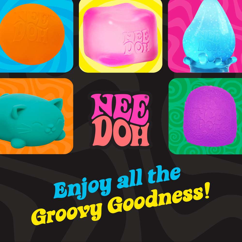 NeeDoh Dream Drop Dreamy Smooth Squeeze Raindrop Squishy Fidget Toy