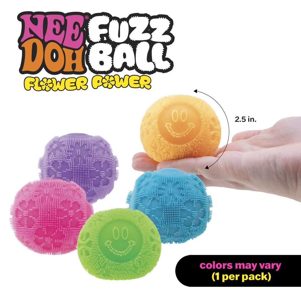 Fuzz Ball Flower Power Needoh - Damaged Box