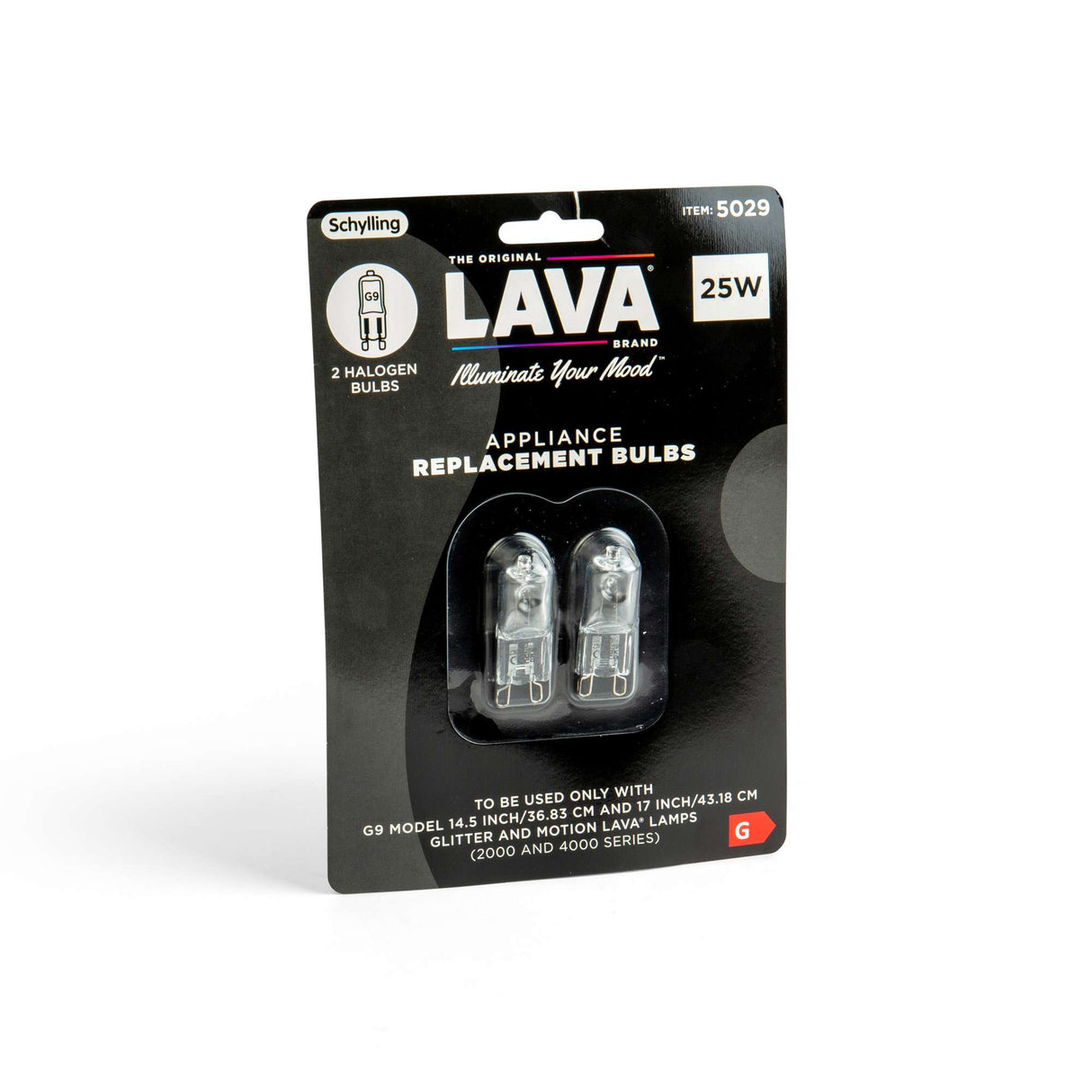 Lava Relpacement Bulb 25W G9 Bulb Pk 2