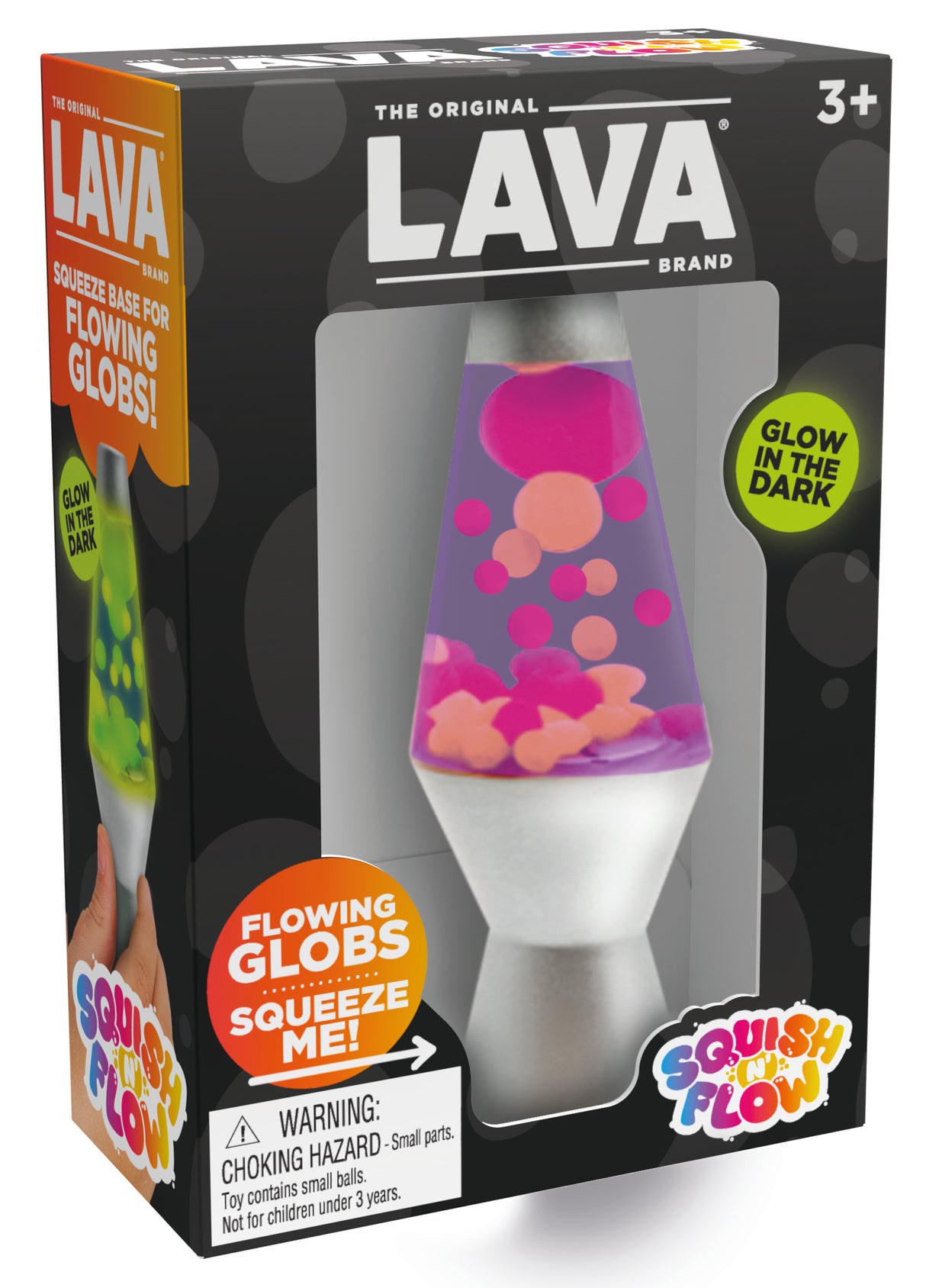 NeeDoh Lava Squish N Flow Classic Groovy Lamp Shaped Squishy Fidget Toy