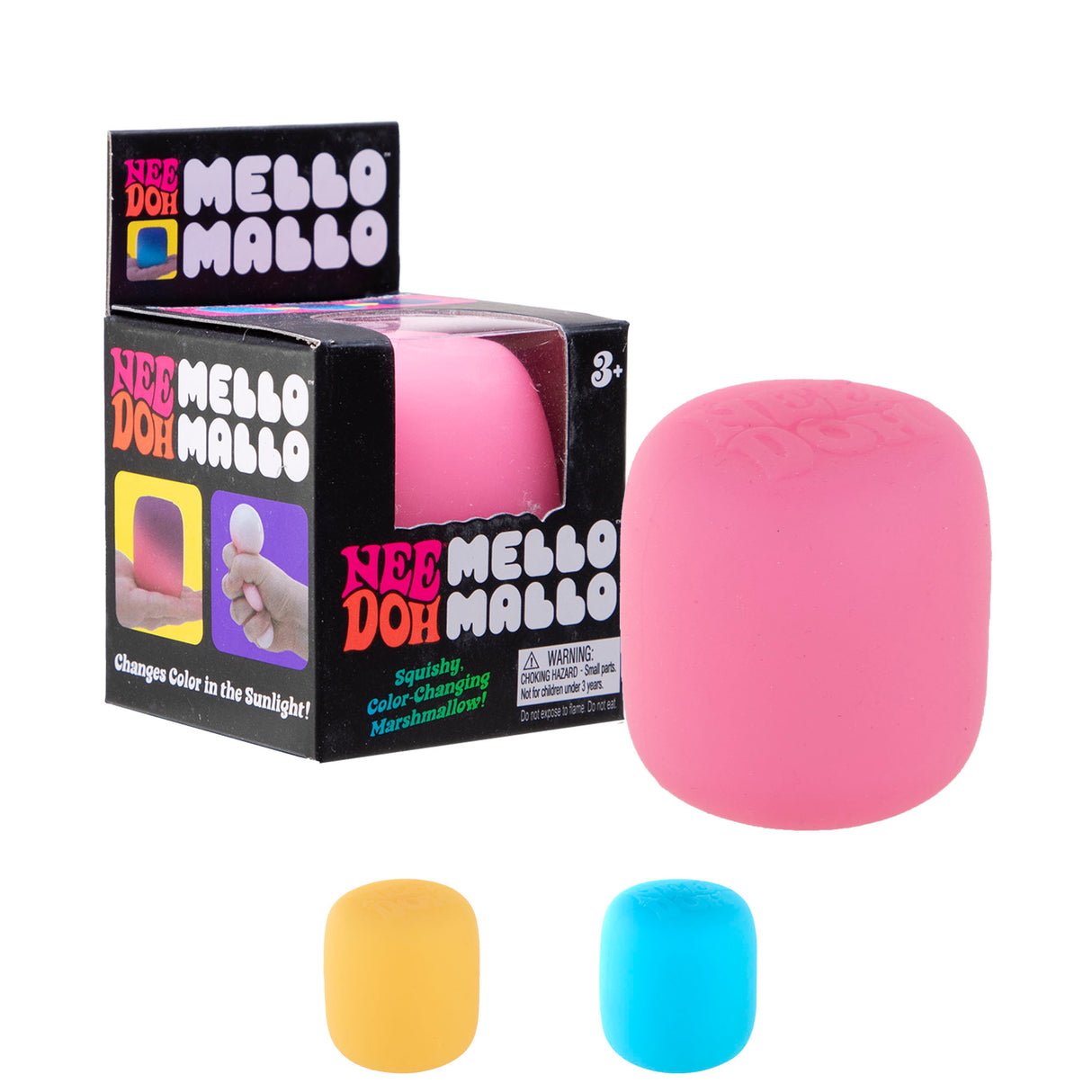 NeeDoh Mello Mallo Classic Groovy Soft Pastel Marshmellow Squishy
