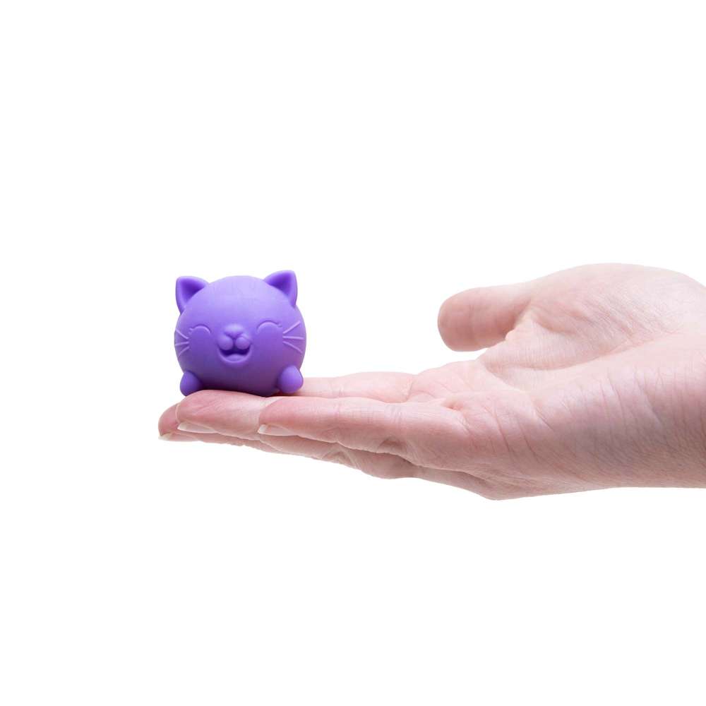 NeeDoh Cool Cats Teenie Velvet Squeeze Mini Cat Fidget Toy 4 Pack