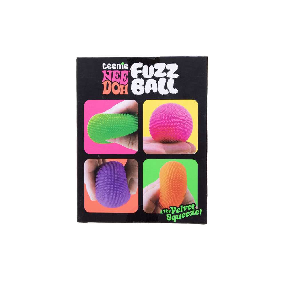 NeeDoh Fuzzball Teenie Velvet Squeeze Soft-Cloud Squishy Stress Ball 4 Pack