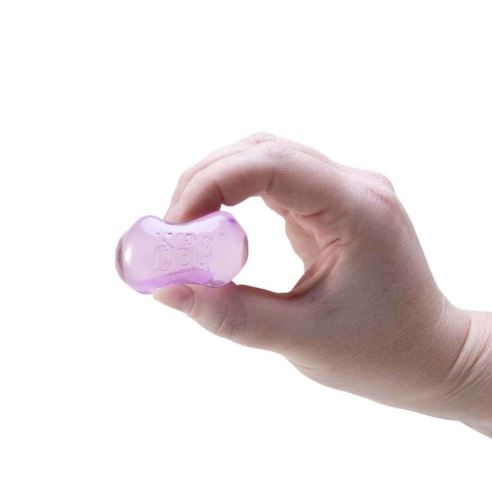 NeeDoh Nice Ice Baby Teenie Super Solid Squish Mini Cube Fidget Toy 4 Pack
