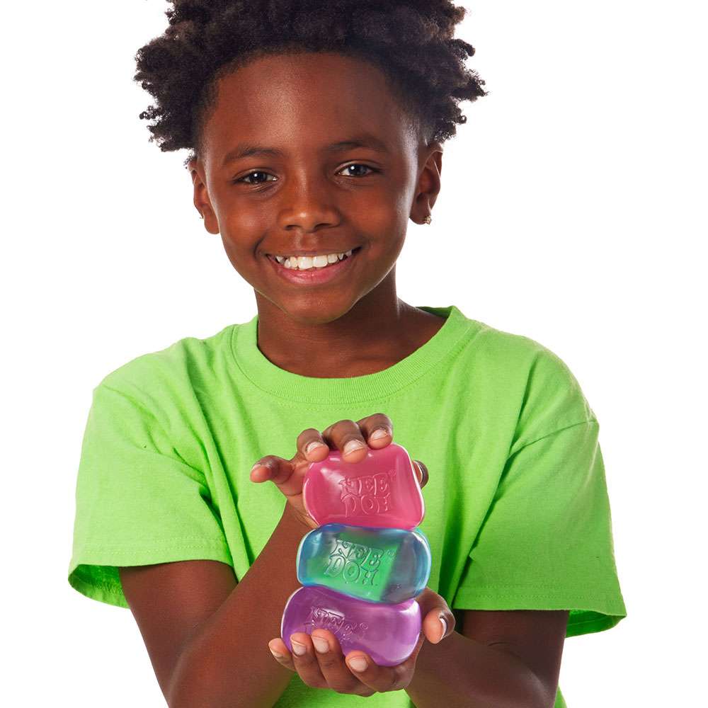 NeeDoh Nice Cube Super Solid Squish Stress Relieving Fidget Toy