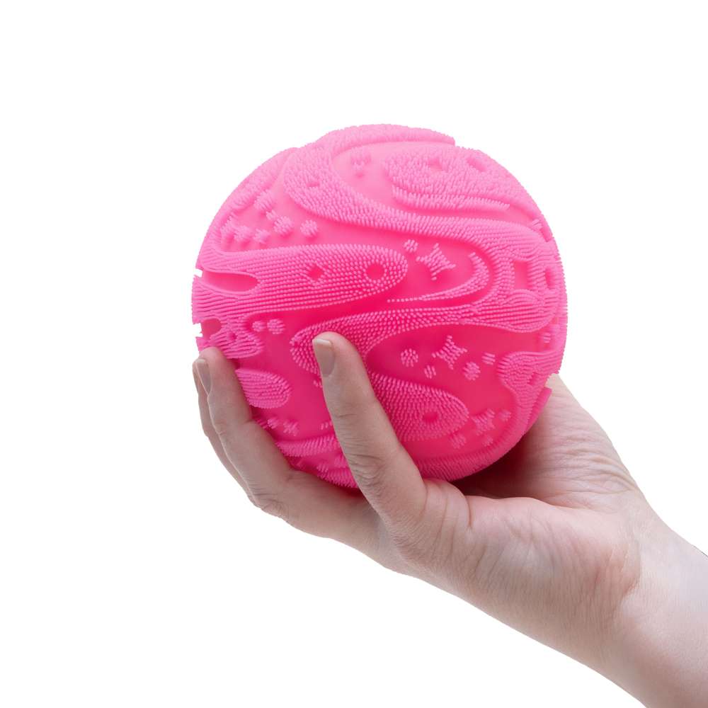 Super NeeDoh Fuzz Ball - Giant Fuzzy Stress Ball, Sensory Toys for Kids, Fidgets