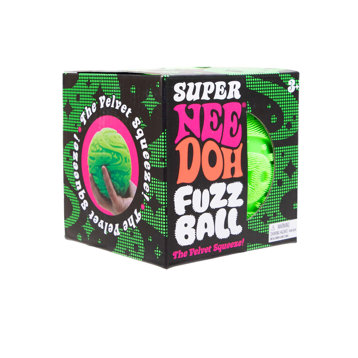 Super NeeDoh Fuzz Ball - Giant Fuzzy Stress Ball, Sensory Toys for Kids, Fidgets