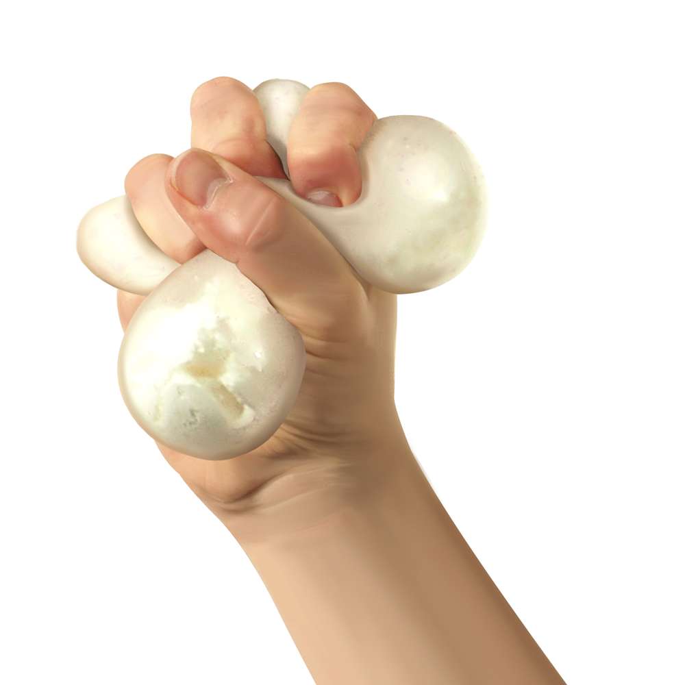 NeeDoh Snow Ball Crunch Crunchy Feel Winter Themed Stress Ball
