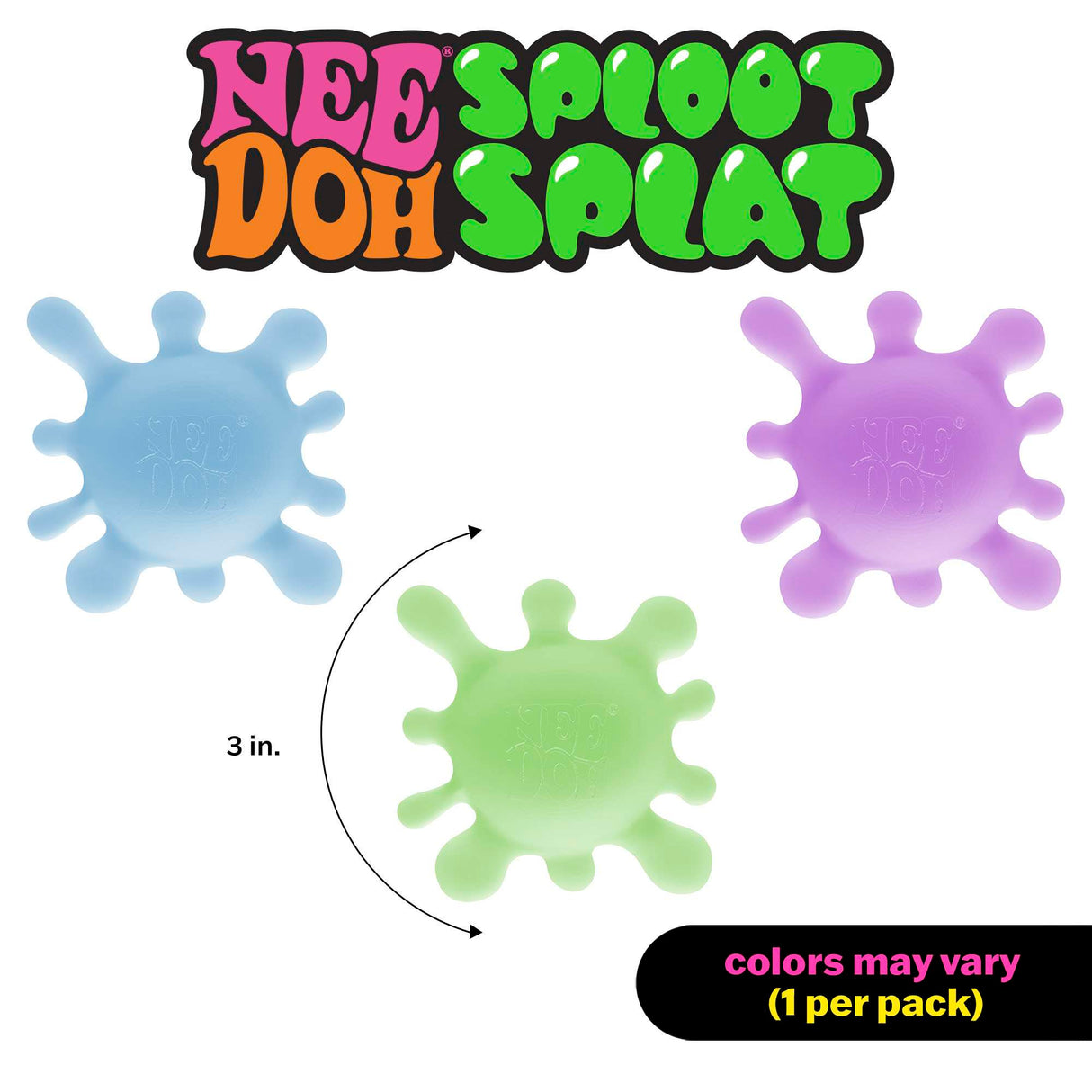 NeeDoh Sploot Splat Squishy Fidget Toy