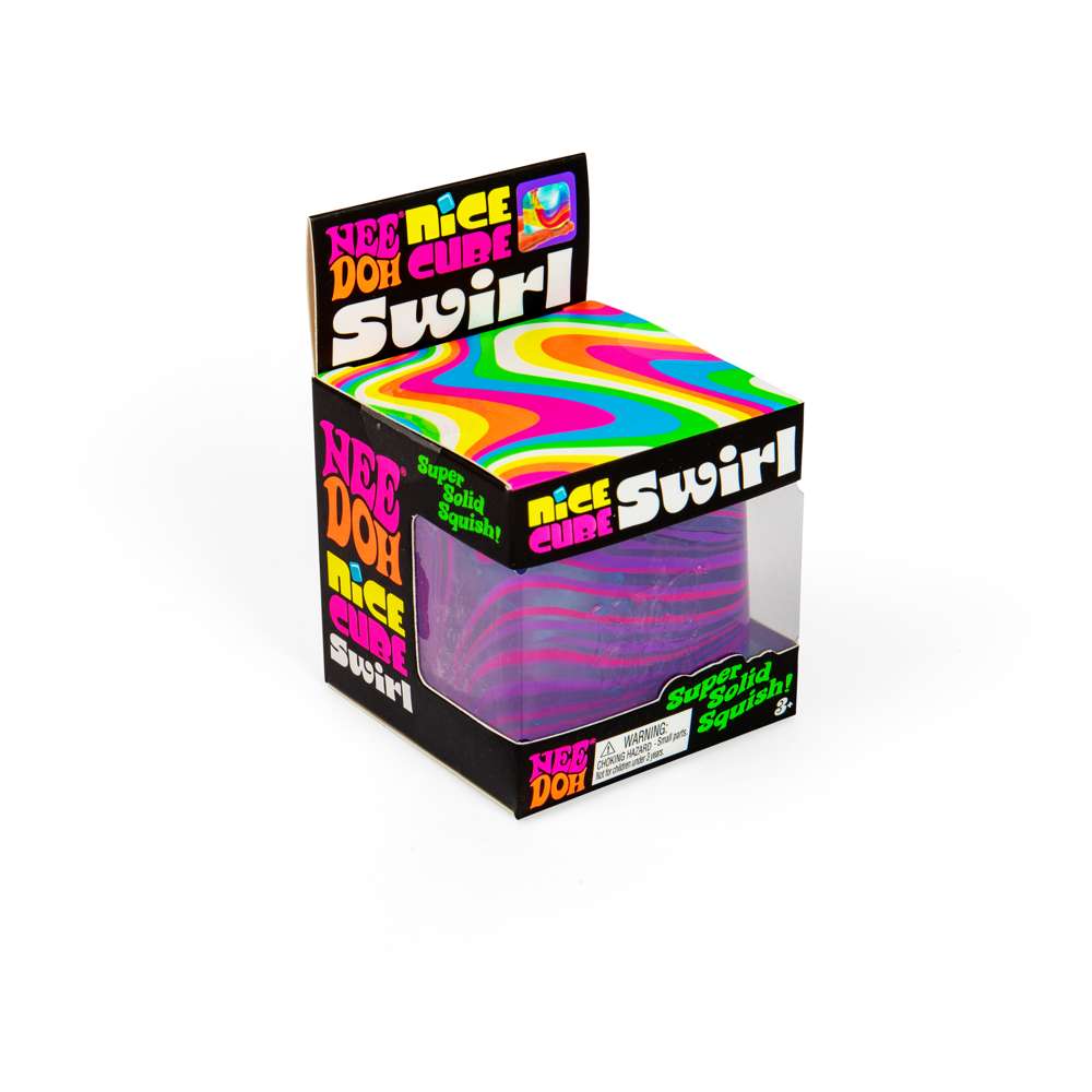 NeeDoh Nice Cube Swirl Fidget Toy - Damaged Box