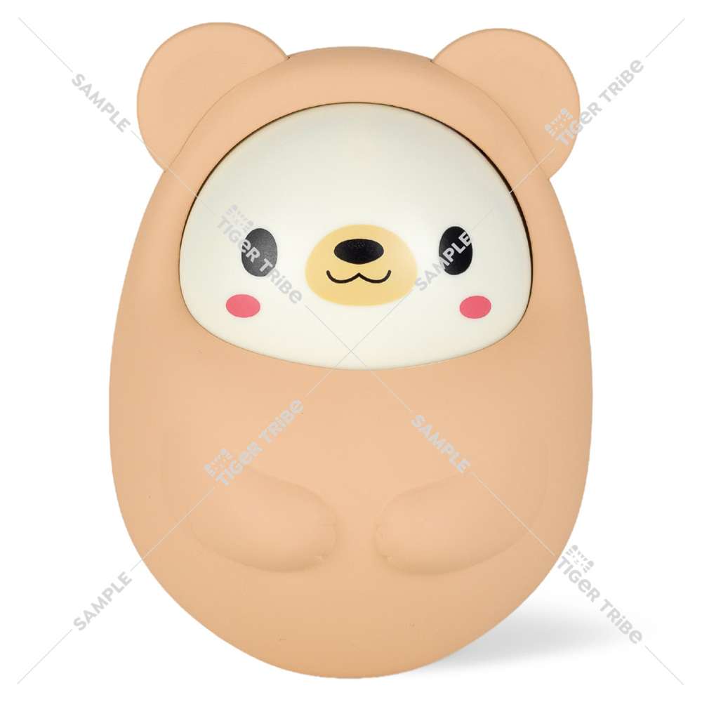 Tiger Tribe Roly Poly Bear- Baby Sensory Toy, Self-Righting Infant Wobble Toys