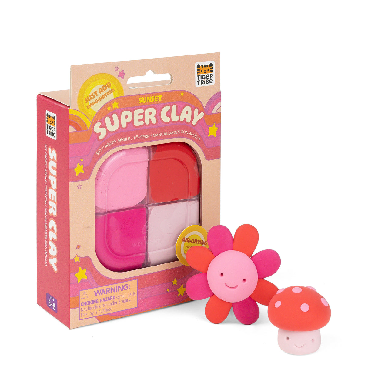Tiger Tribe Super Clay - Fun Air Dry Modelling Clay for Kids