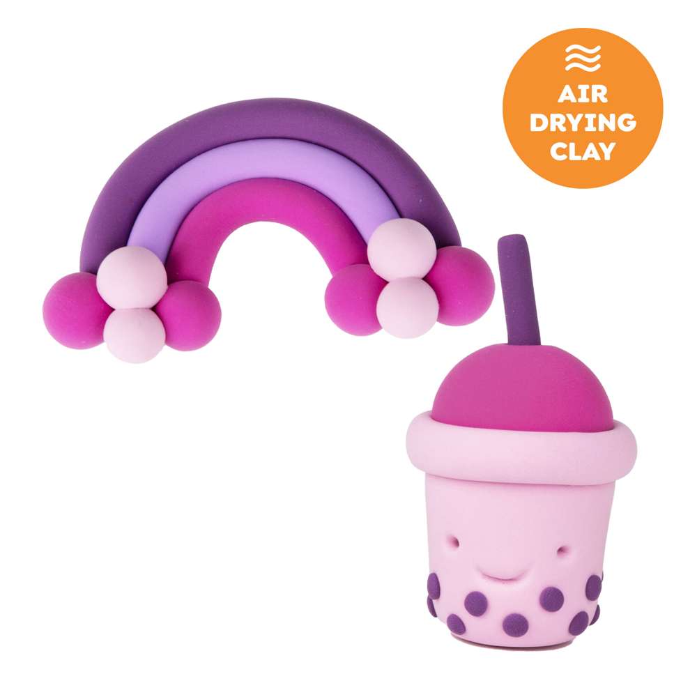 Tiger Tribe Super Clay - Fun Air Dry Modelling Clay for Kids