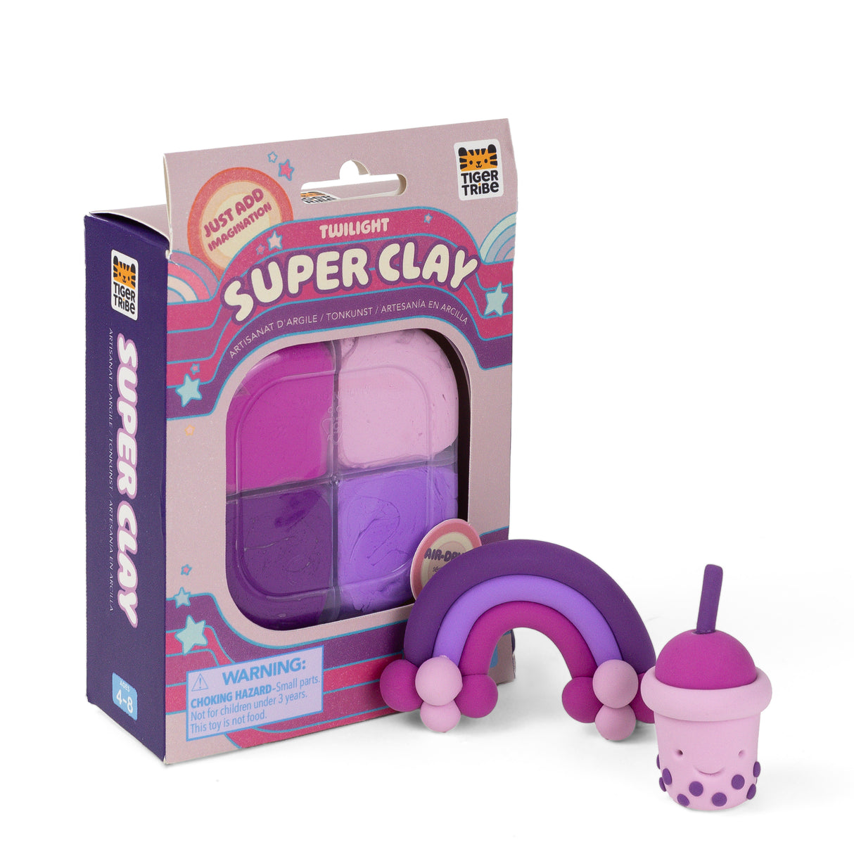 Tiger Tribe Super Clay - Fun Air Dry Modelling Clay for Kids
