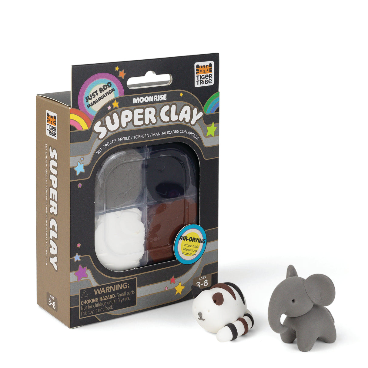 Tiger Tribe Super Clay - Fun Air Dry Modelling Clay for Kids