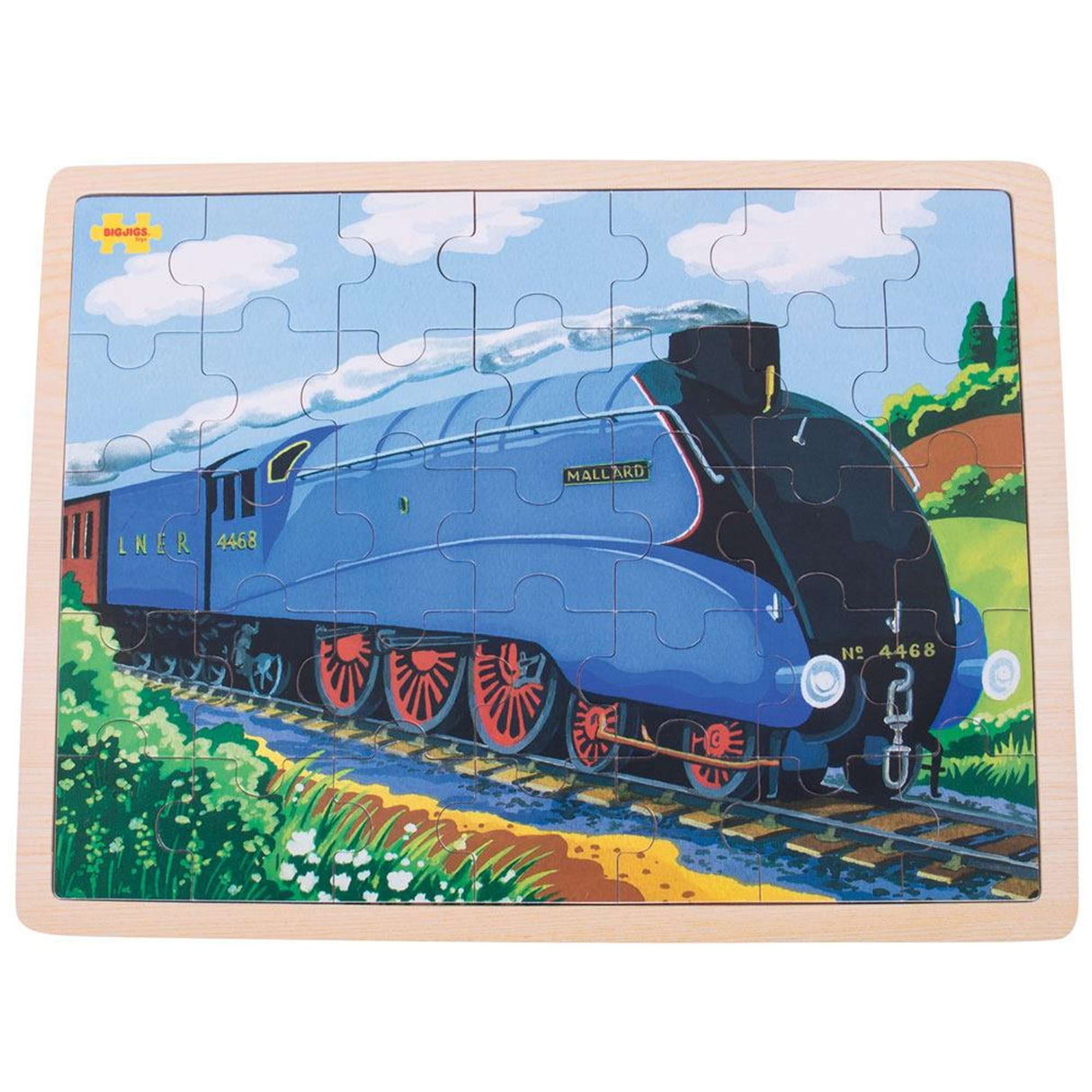 35 Piece Mallard Wooden Jigsaw Puzzle Tray