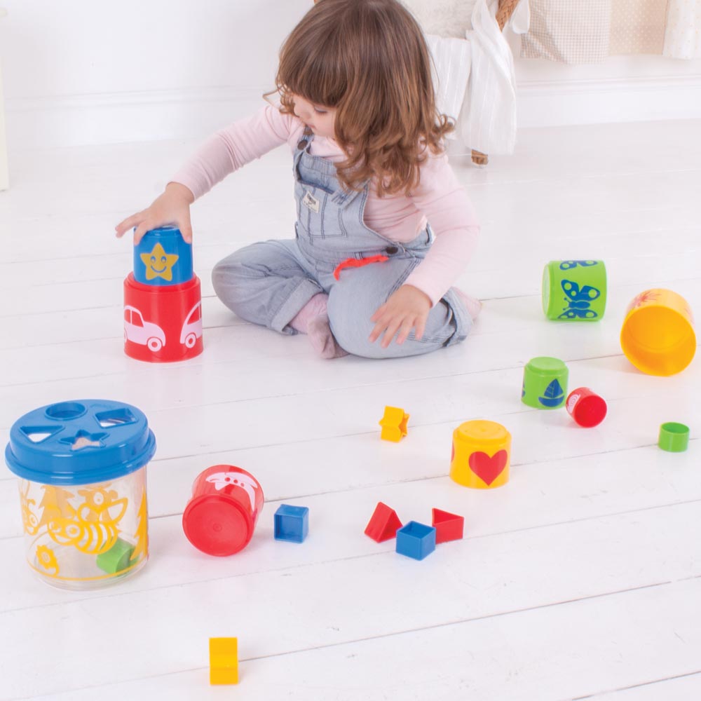 Bee Shape Sorter with Stacking Blocks