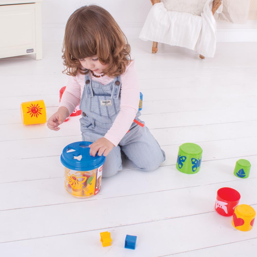 Bee Shape Sorter with Stacking Blocks