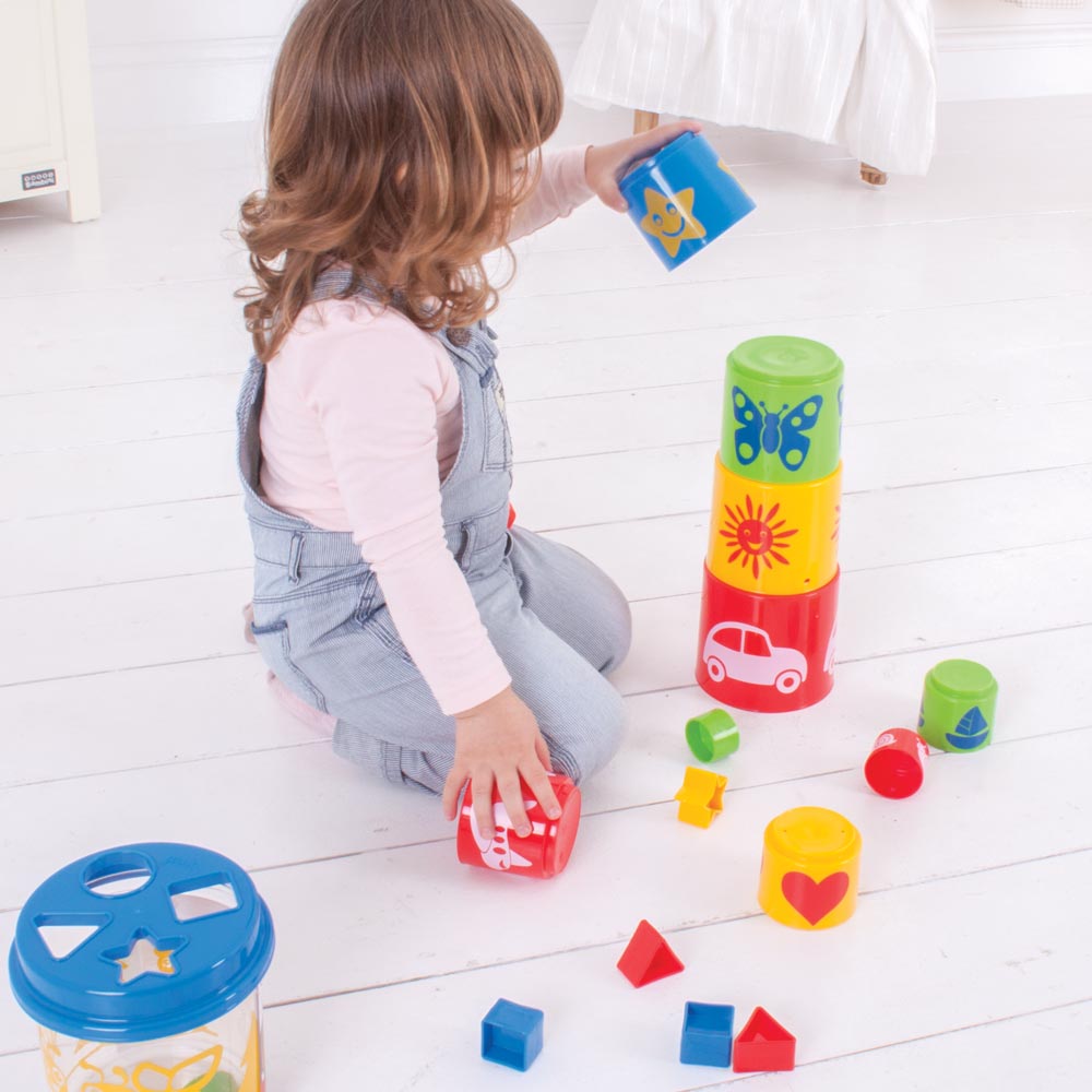Bee Shape Sorter with Stacking Blocks