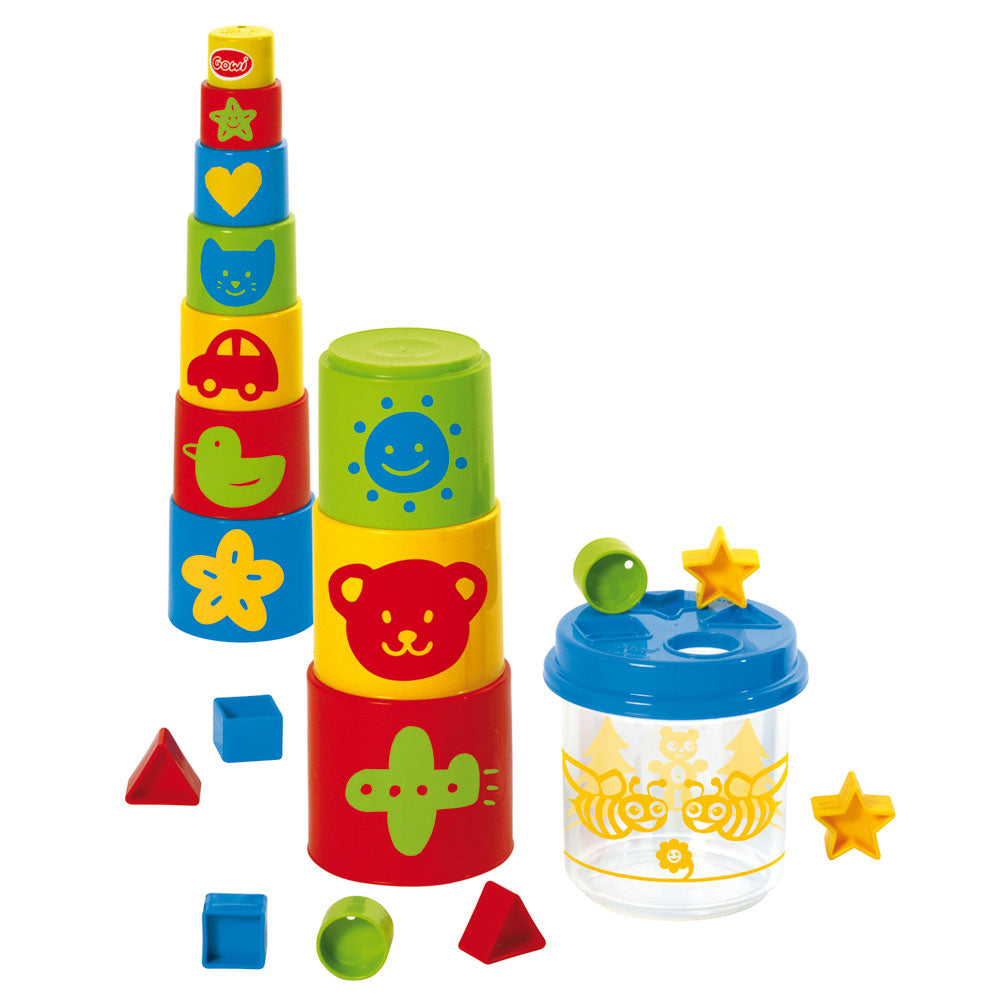 Bee Shape Sorter with Stacking Blocks