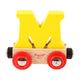 Rail Name Letters and Numbers M Yellow