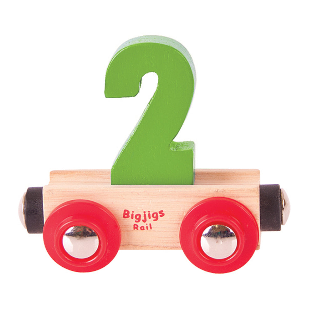 Rail Name Letters and Numbers 2 Green