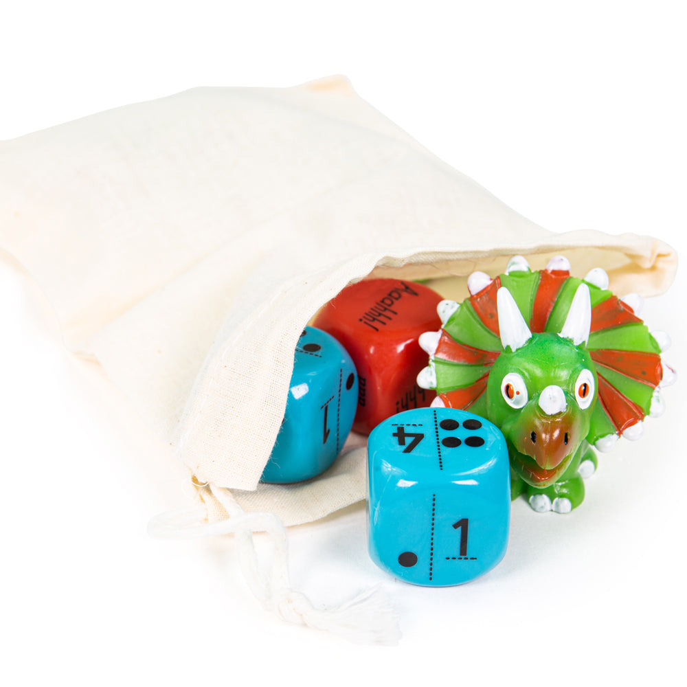 Dino Dice Numbers and Dots - Level 1