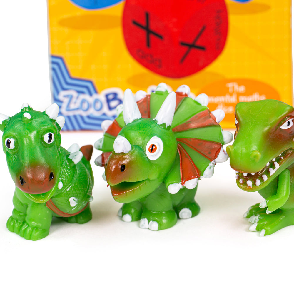 Dino Dice Numbers and Dots - Level 1