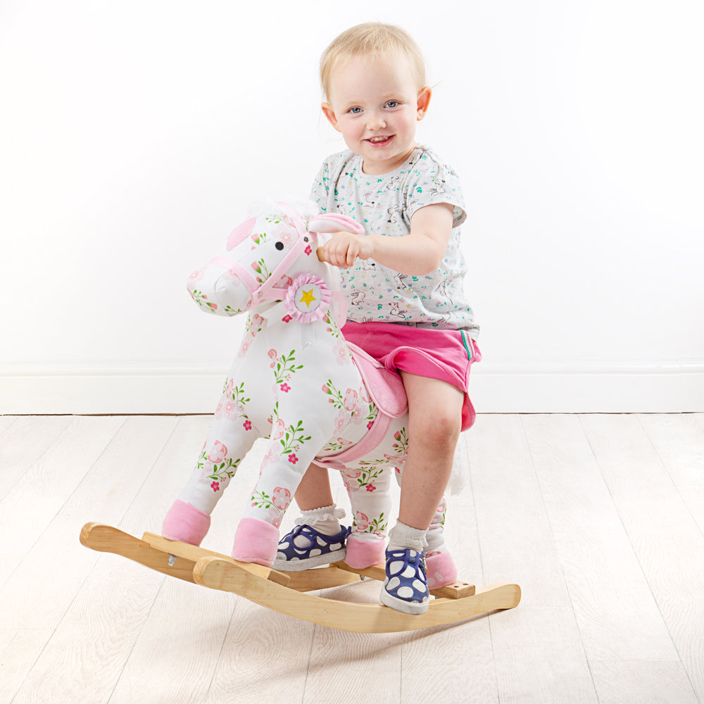 Floral Rocking Horse