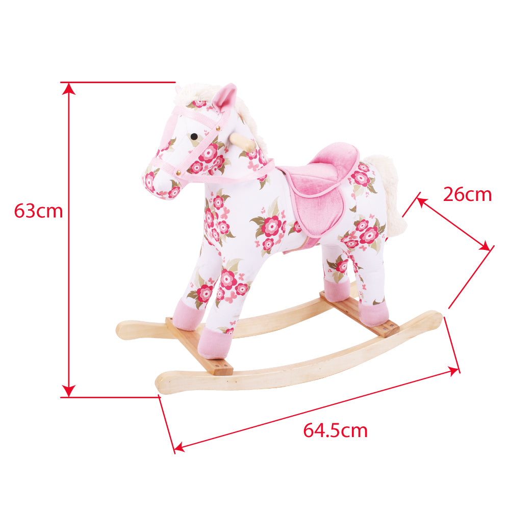 Floral Rocking Horse