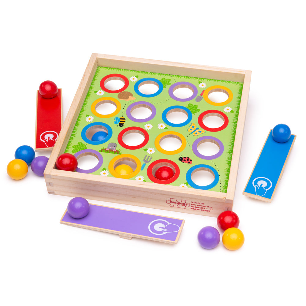 Plant Pot Shot Board & Educational Games Bigjigs Toys
