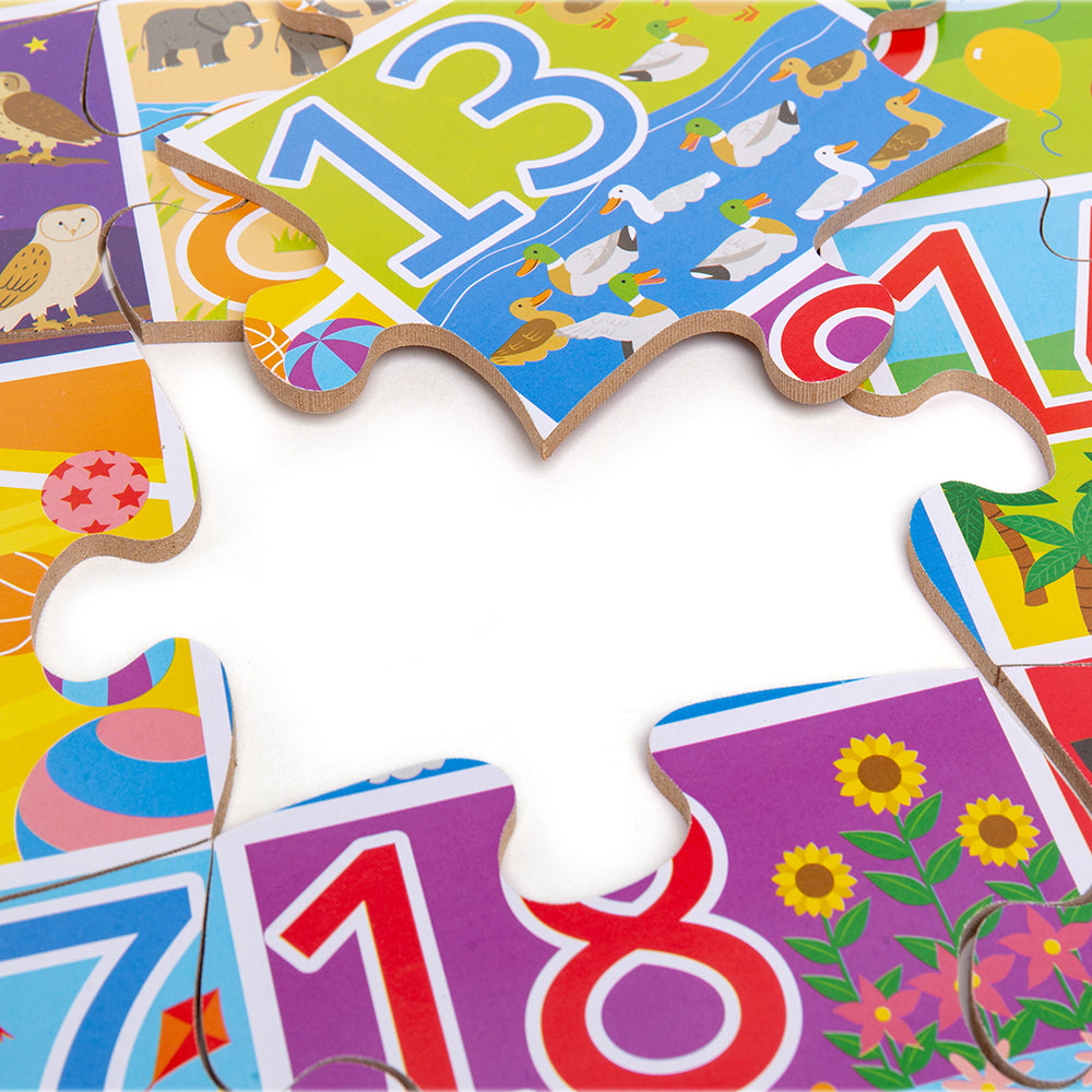 1-20 Floor Puzzle