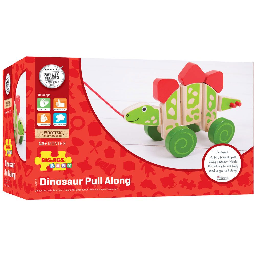 Stegosaurus Pull Along