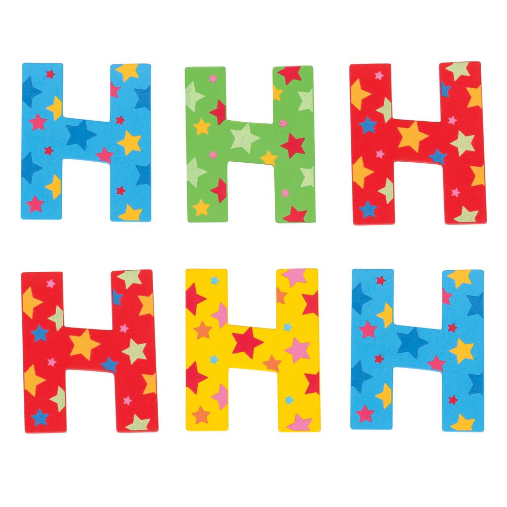 Star Letter H (One Supplied)