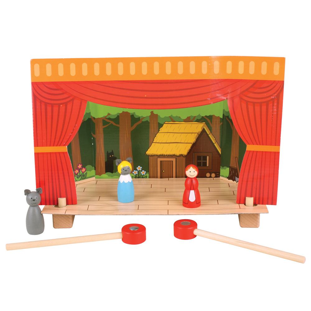 Play Theatre Puppets & Puppet Theatres Bigjigs Toys
