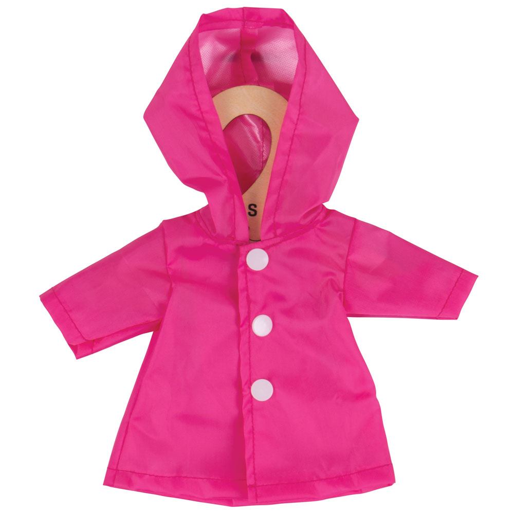 Pink Raincoat (for 28cm Doll)