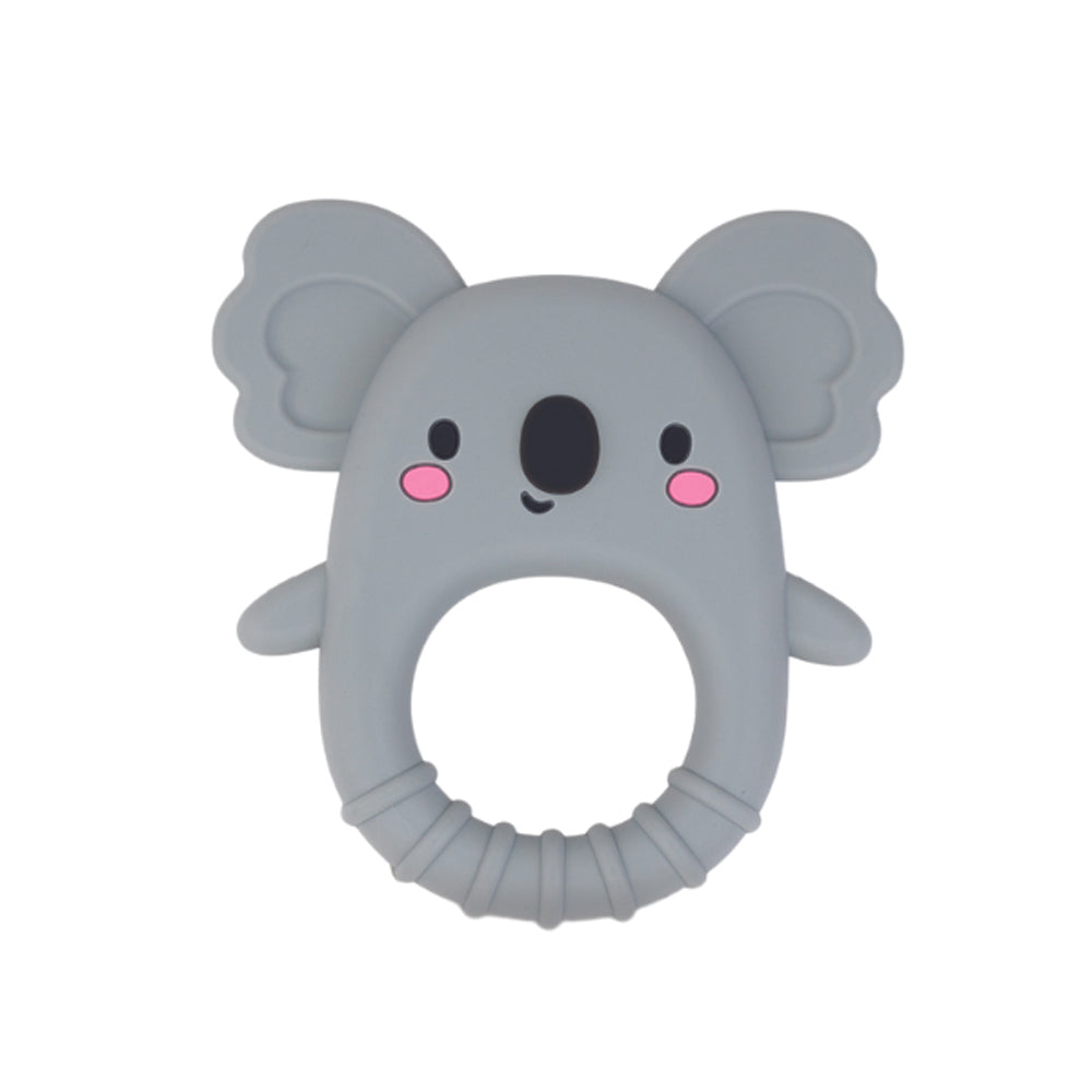 Tiger Tribe Koala Silicone & Wooden Teether | Baby Toys | Bigjigs Toys