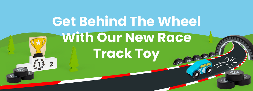 Get Behind The Wheel With Our New Race Track Toy