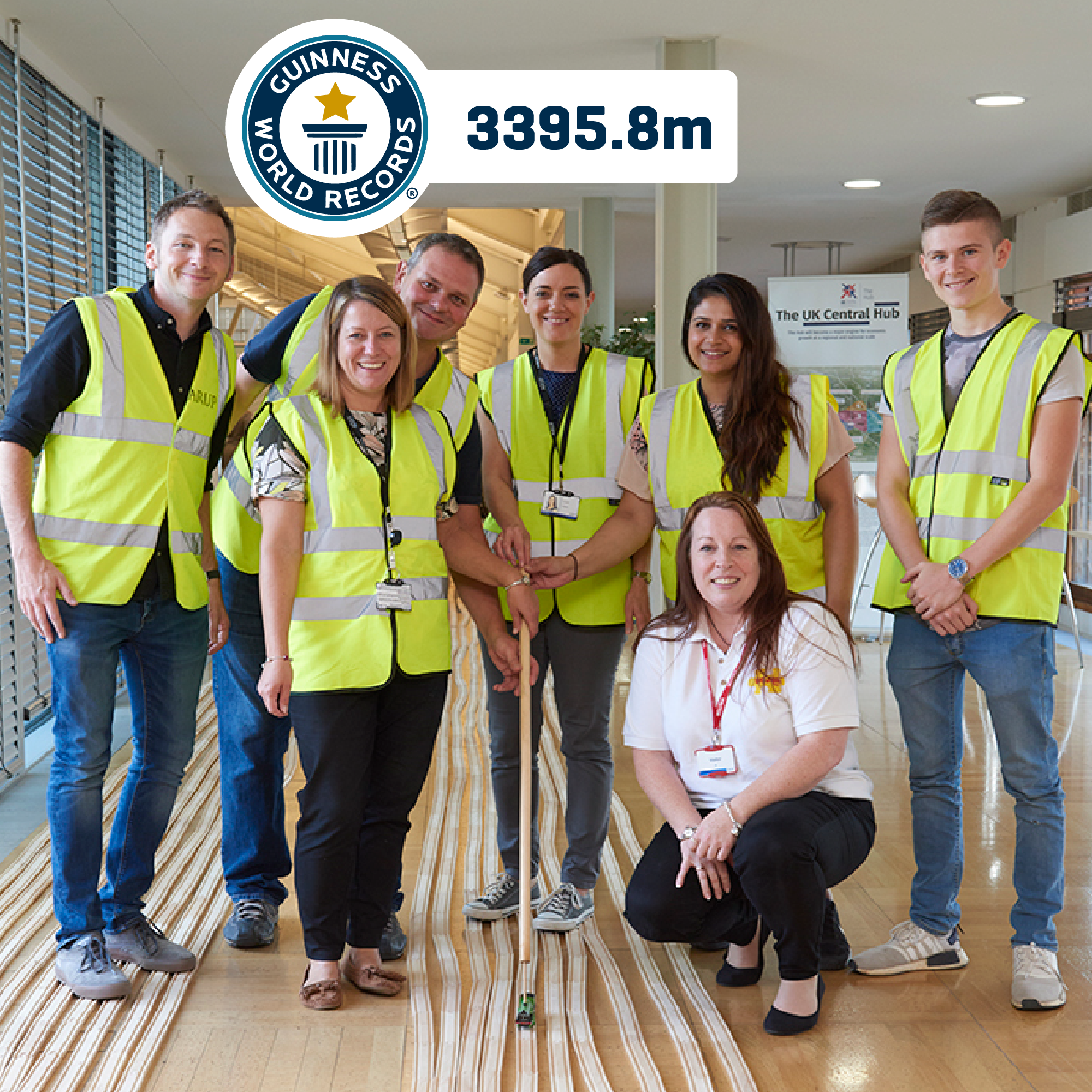 Longest toy best sale train track