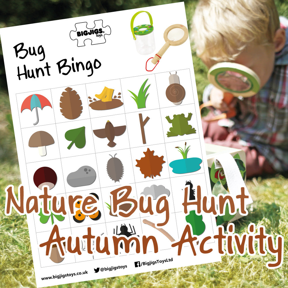 Autumn Nature Bug Hunt Bingo