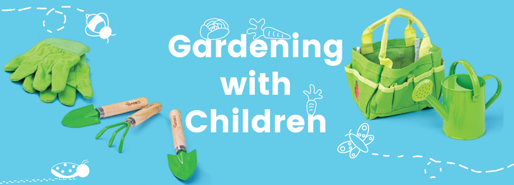 Gardening with Children - New Bigjigs Toys Gardening Tools