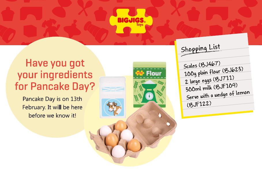 Have you got your ingredients for Pancake Day?