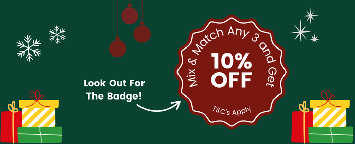 Mix & Match - Get 10% Off Any 3