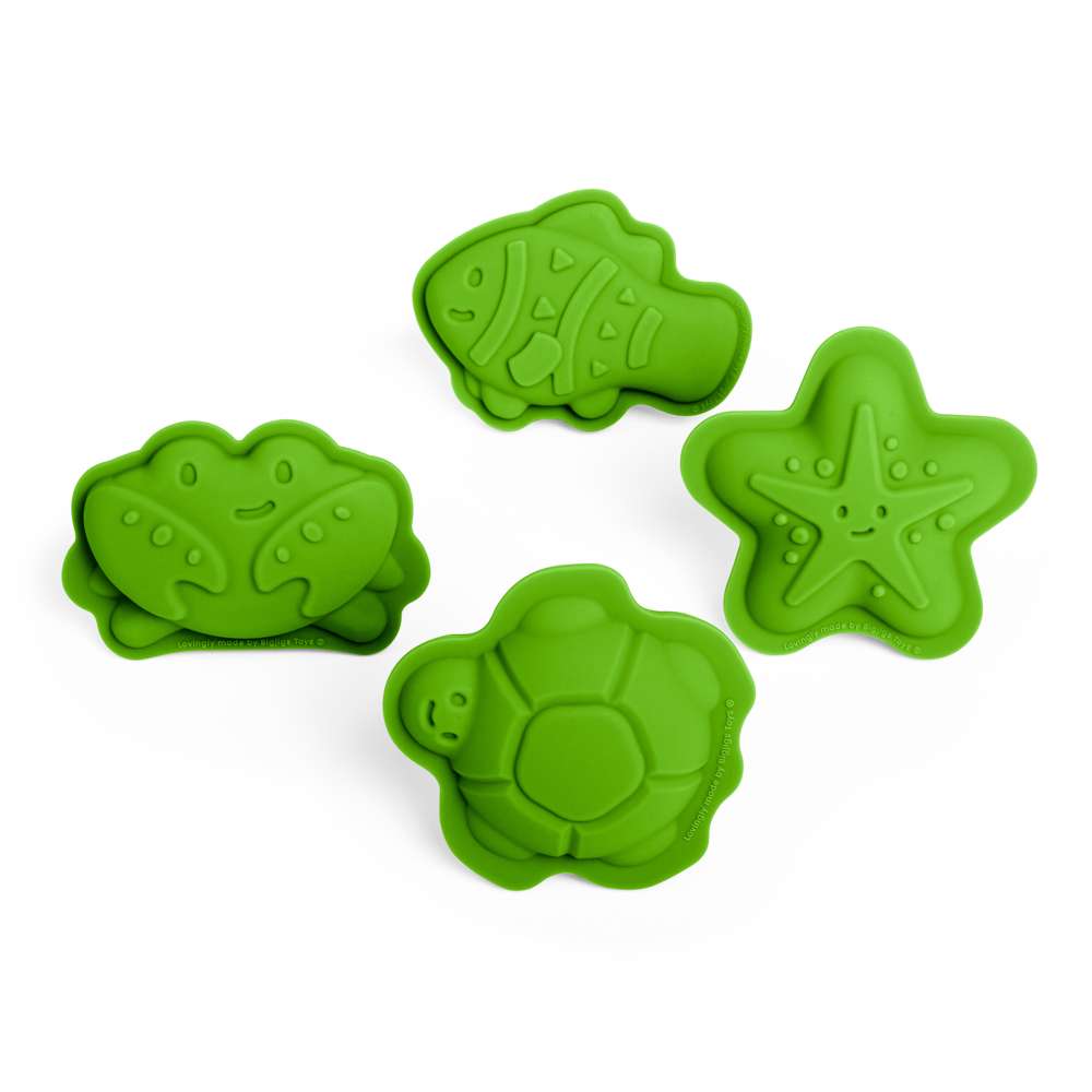 Ocean Blue Character Sand Moulds